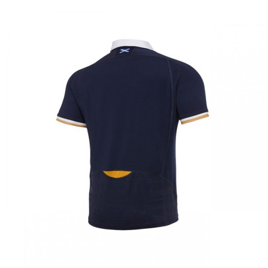 Camisola Escocesa Rugby Equipamento Primeiro 2020-2021 Manga Curta